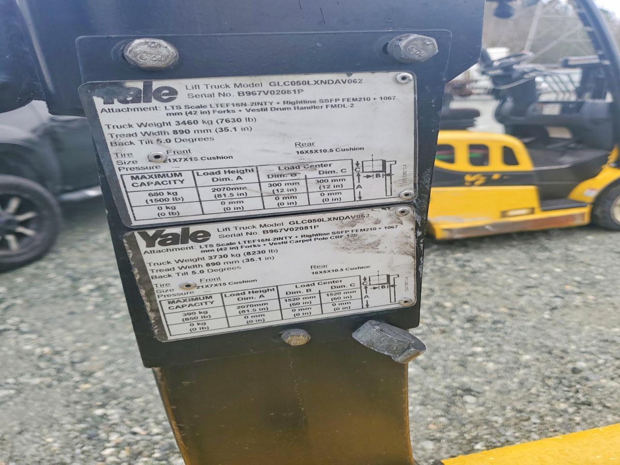 2016 Yale Forklift