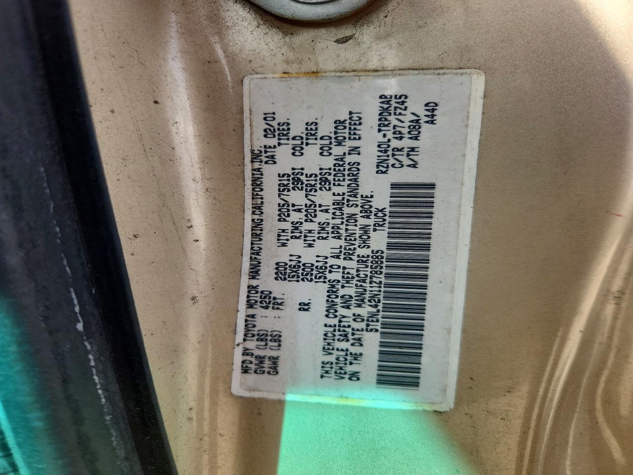 2001 Toyota Tacoma Base