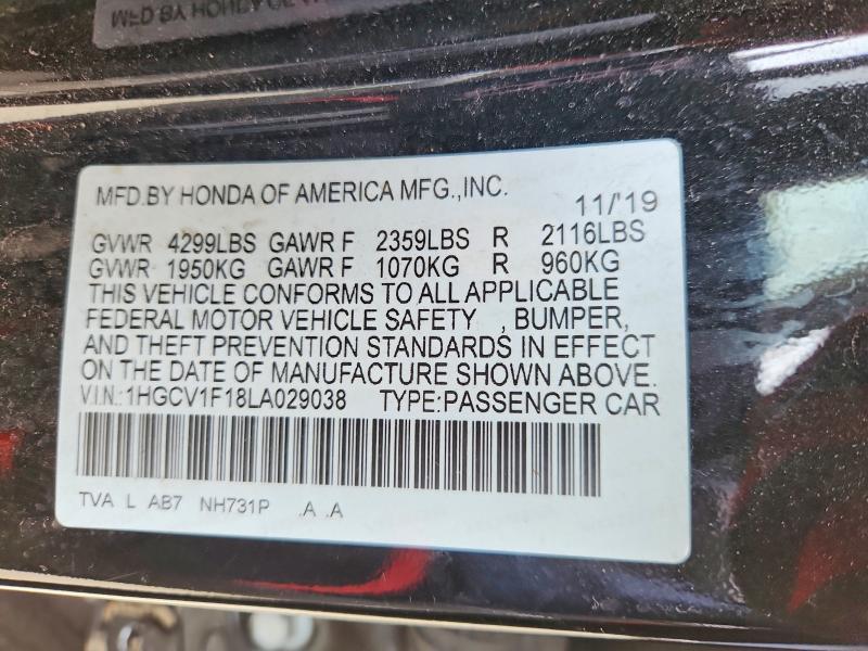 2020 Honda Accord lx