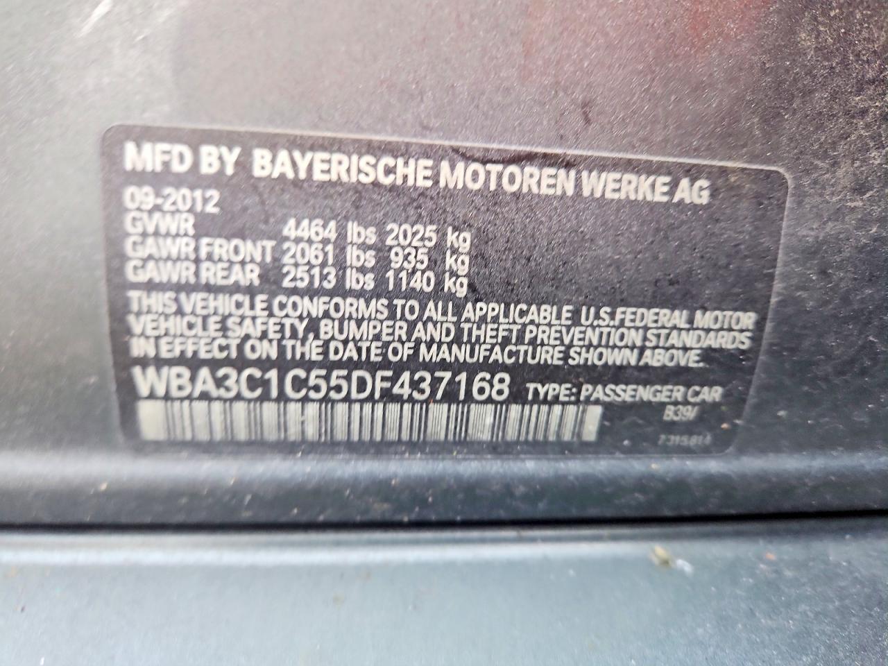 2013 BMW 328 i Sulev