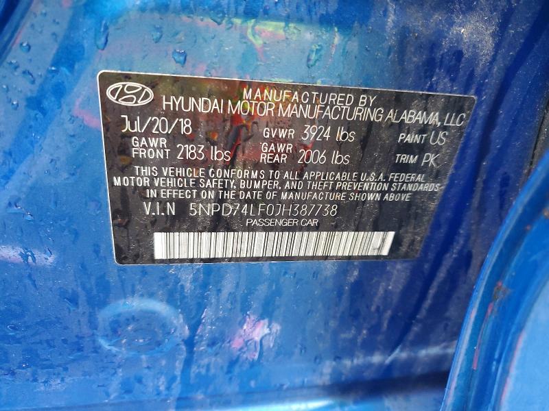 2018 Hyundai Elantra se