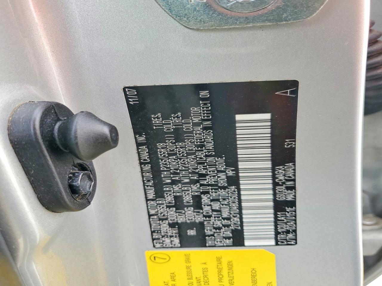 2008 Lexus Rx 350 Base