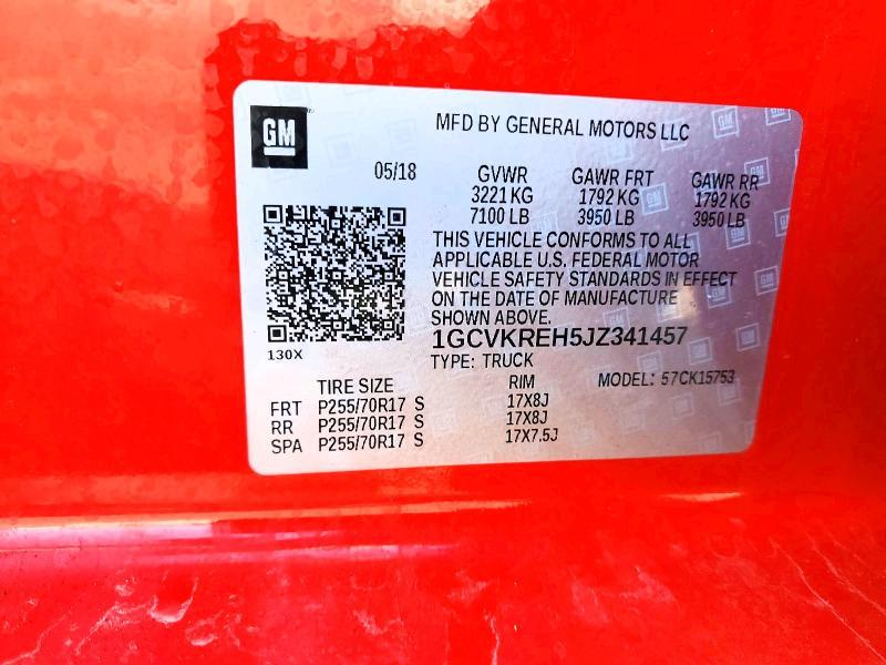 2018 Chevrolet Silverado K1500 LT