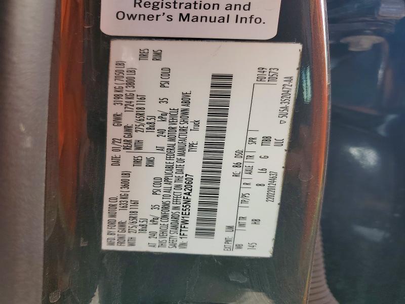 2022 Ford F150 Supercrew