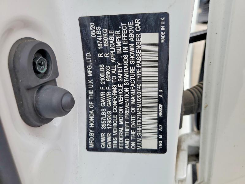 2021 Honda Civic Sport