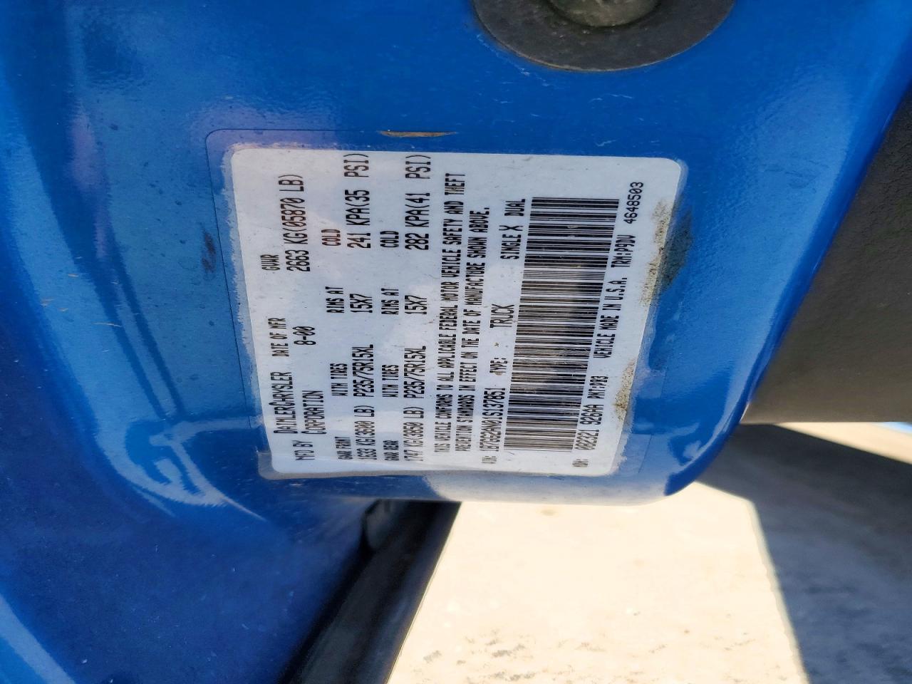 2001 Dodge Dakota Quattro