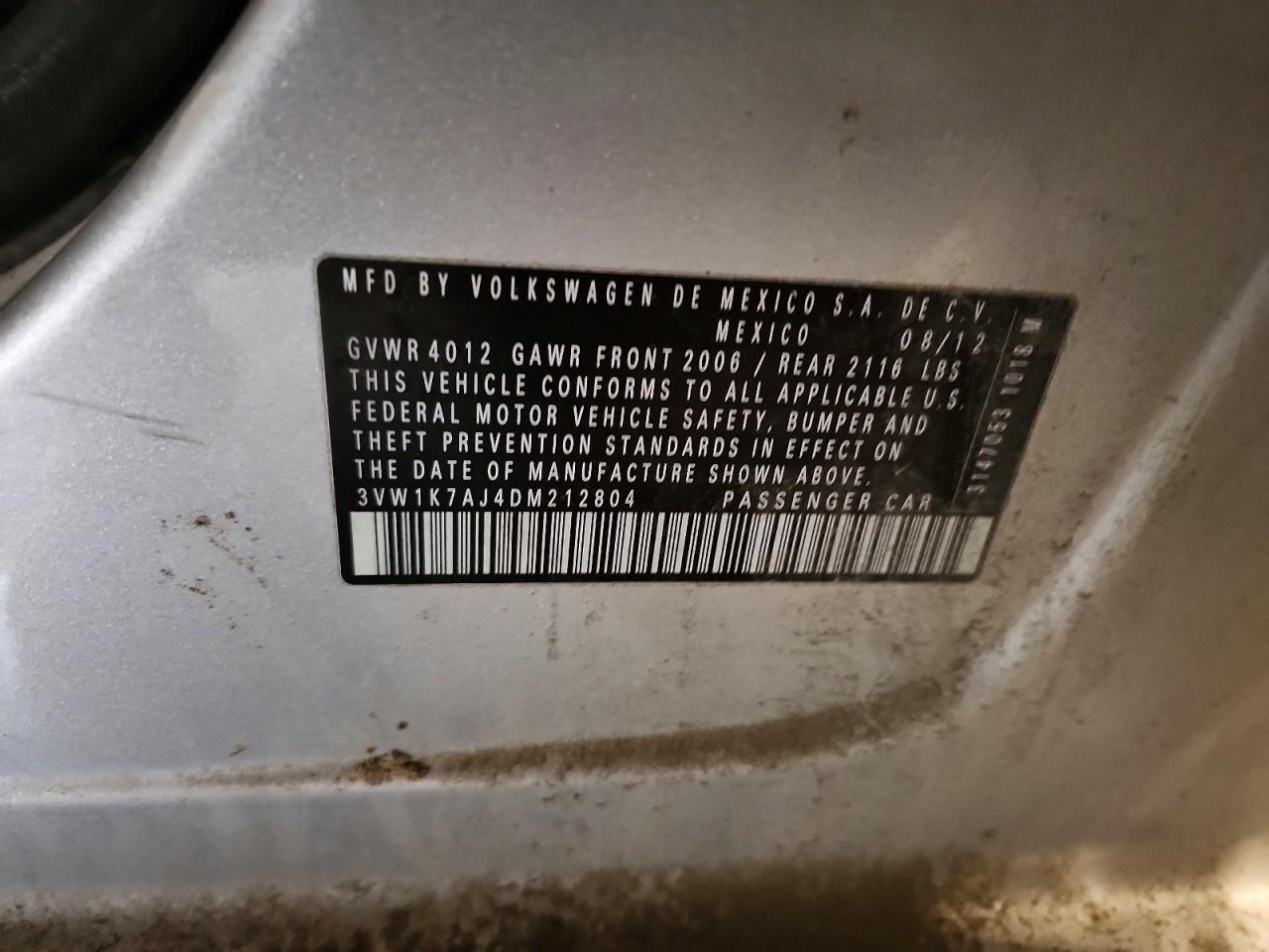 2013 Volkswagen Jetta Base