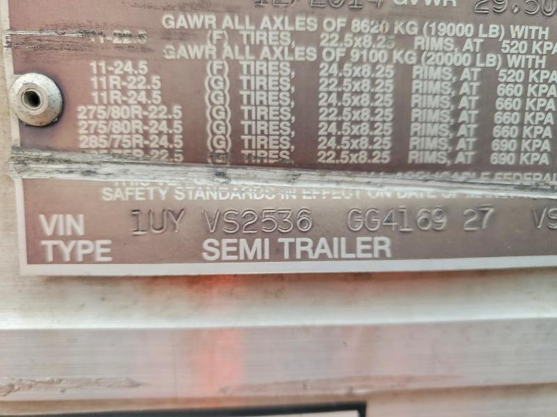 2016 Utility DRY Van Trailer