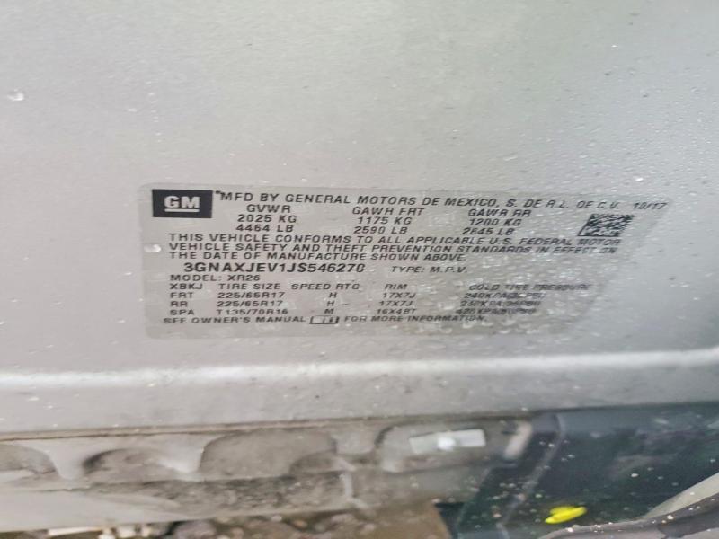 2018 Chevrolet Equinox lt