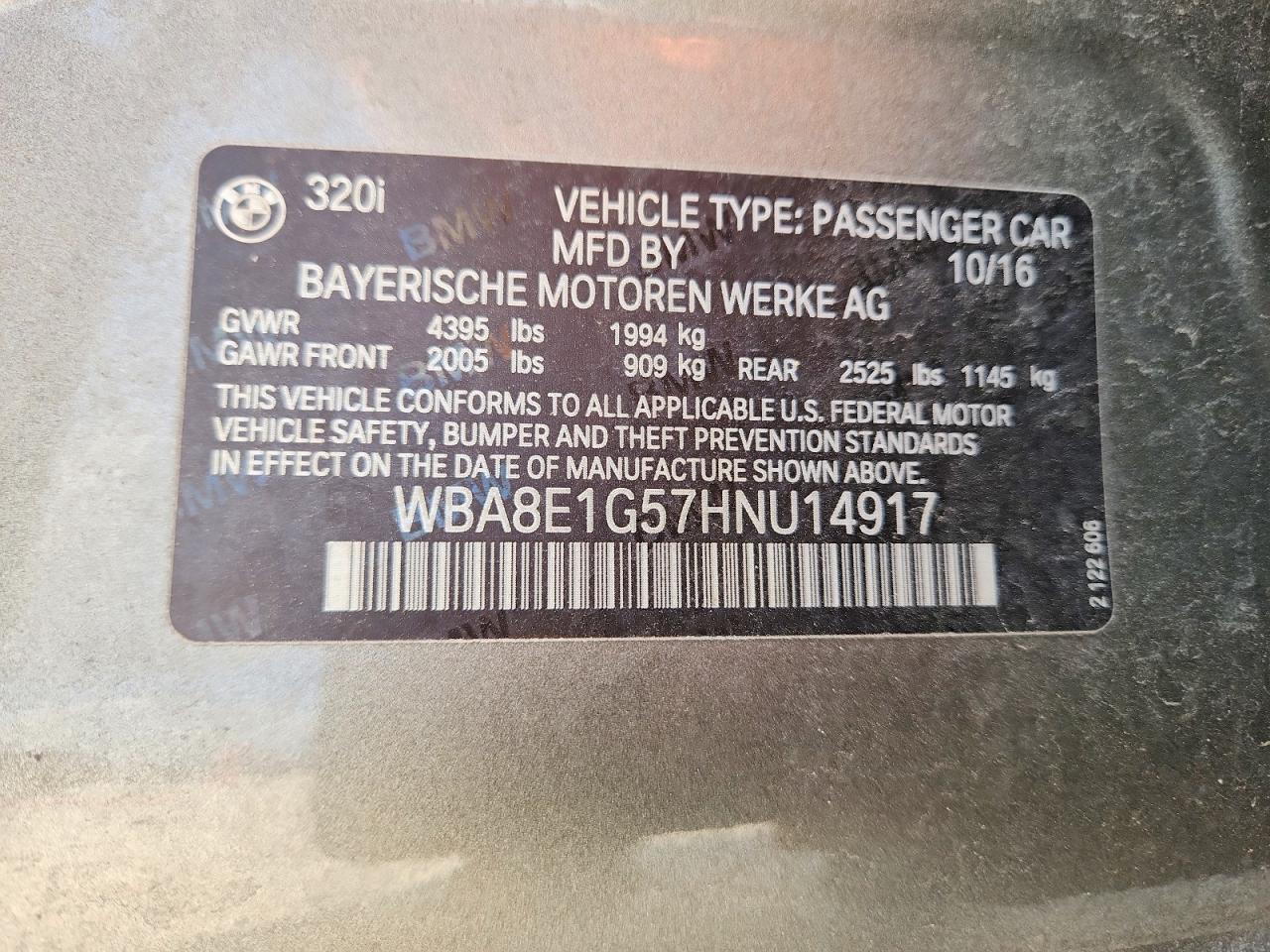 2017 BMW 320 i