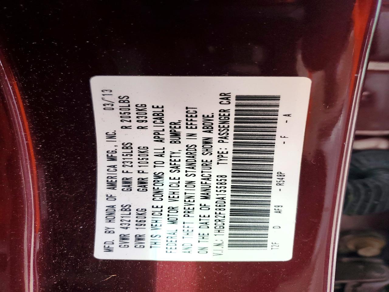 2013 Honda Accord exl