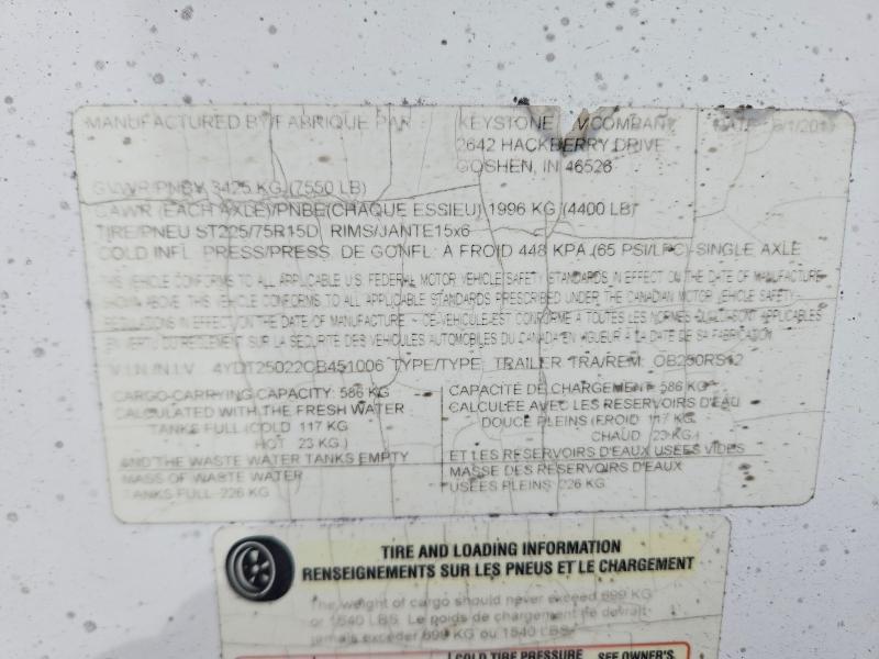 2012 Keystone Voltage-RV