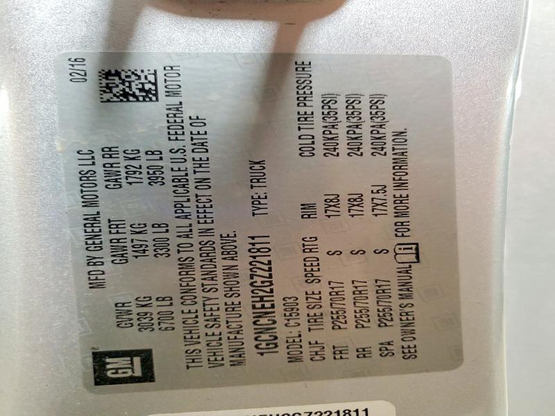 2016 Chevrolet Silverado C1500