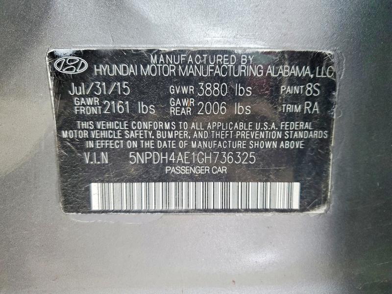 2016 Hyundai Elantra se