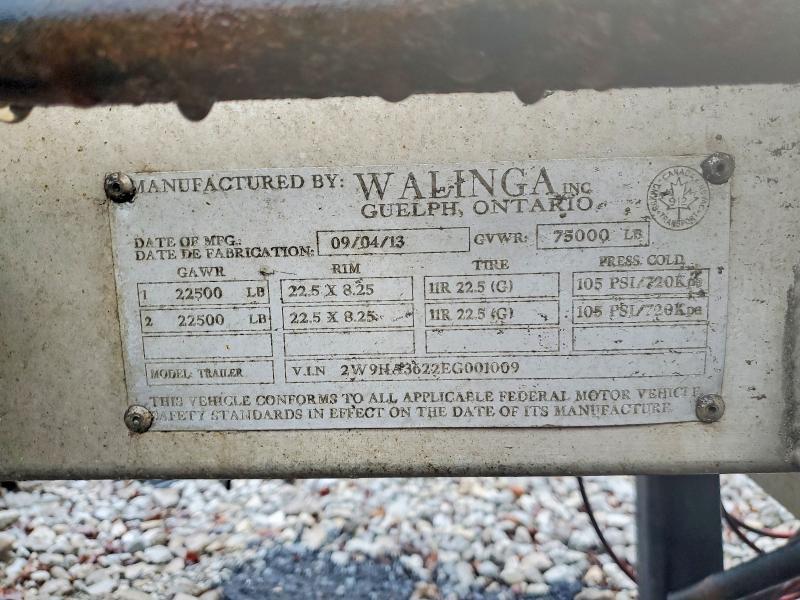 2014 Walinga Feed Delivery Trailer