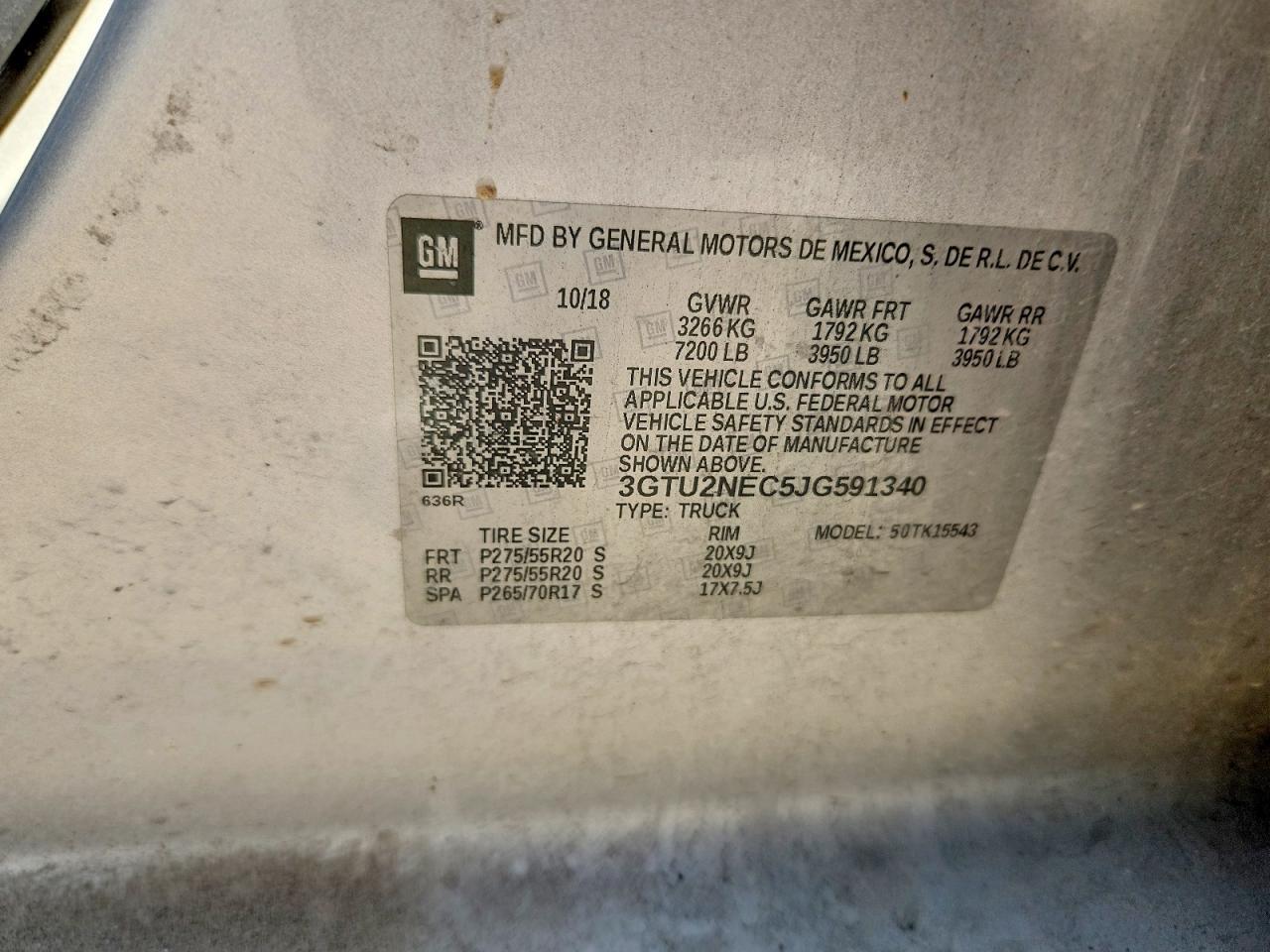 2018 GMC Sierra K1500 SLT