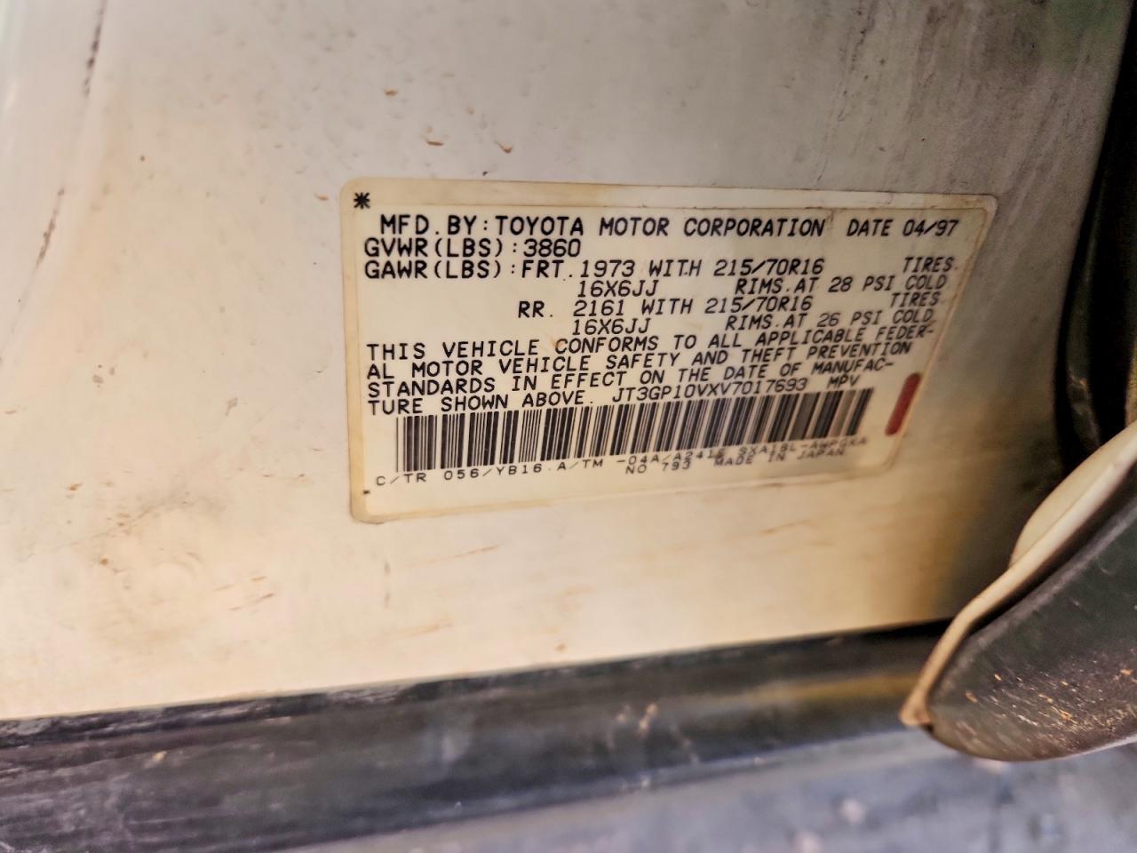 1997 Toyota Rav4 Base