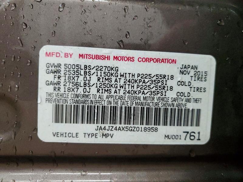 2016 Mitsubishi Outlander gt