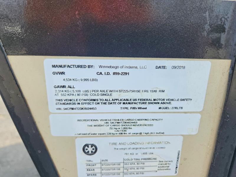 2019 Winnebago Minnie Camper