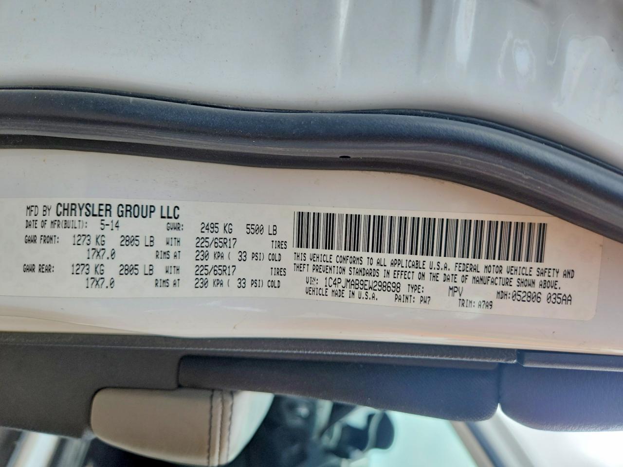 2014 Jeep Cherokee Sport