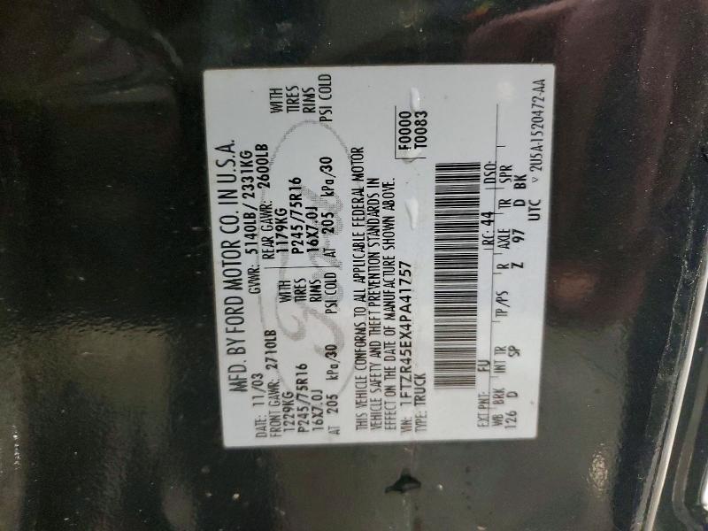 2004 Ford Ranger Super cab