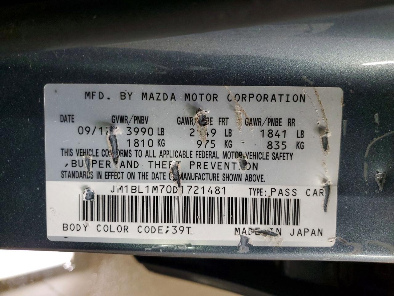 2013 Mazda 3 I