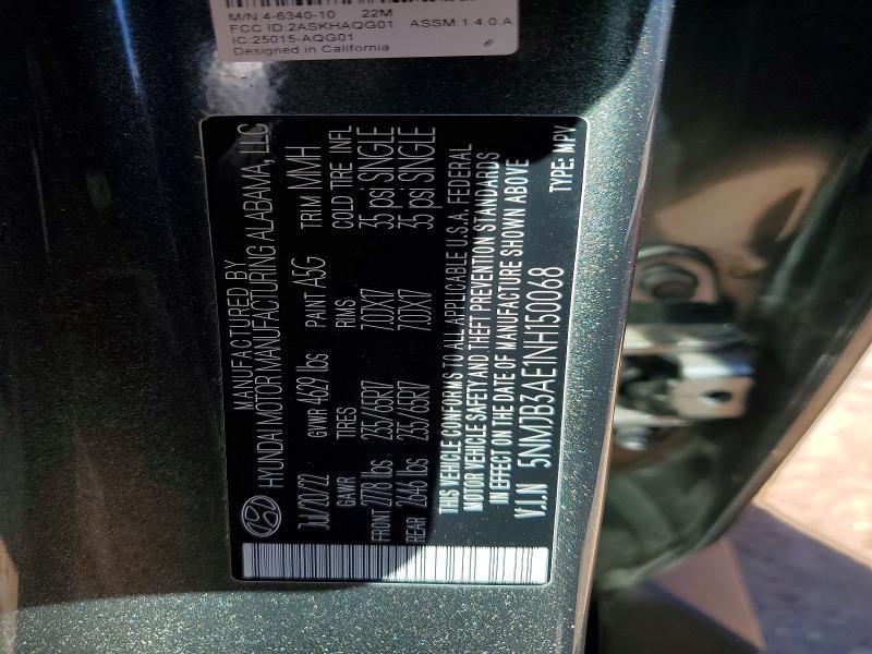 2022 Hyundai Tucson sel