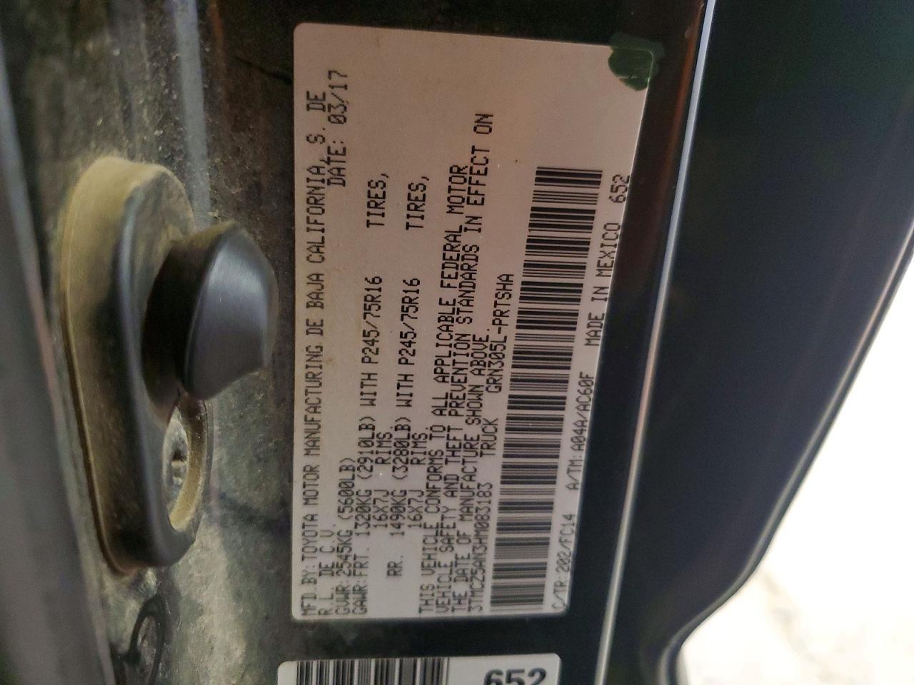 2017 Toyota Tacoma SR5 V6