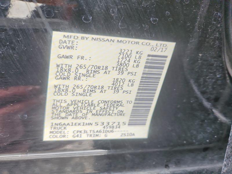 2017 Nissan Titan SV