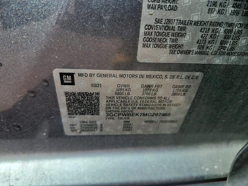 2021 Chevrolet Silverado C1500 Custom