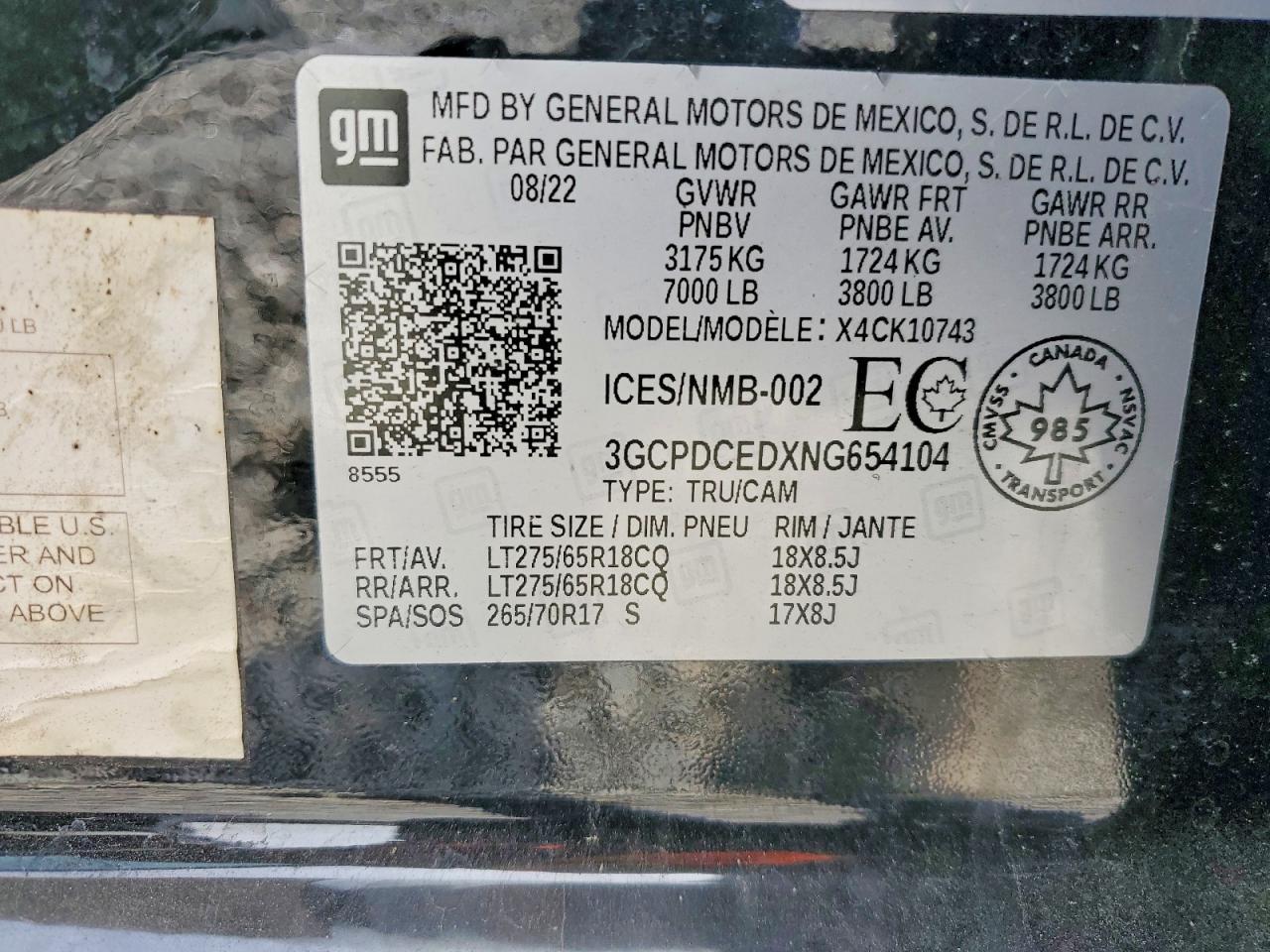 2022 Chevrolet Silverado K1500 Trail Boss Custom