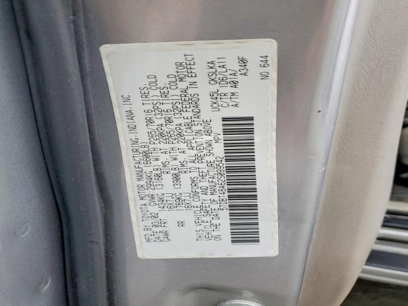 2002 Toyota Sequoia Limited