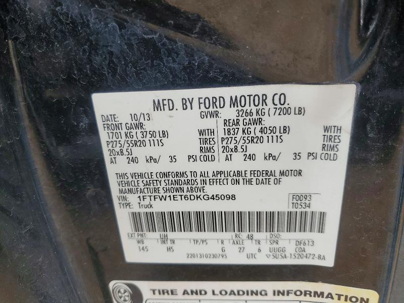 2013 Ford F150 Supercrew