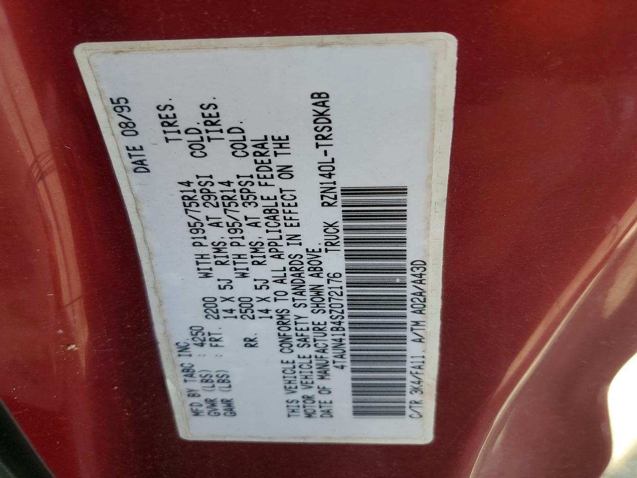 1995 Toyota Tacoma Base
