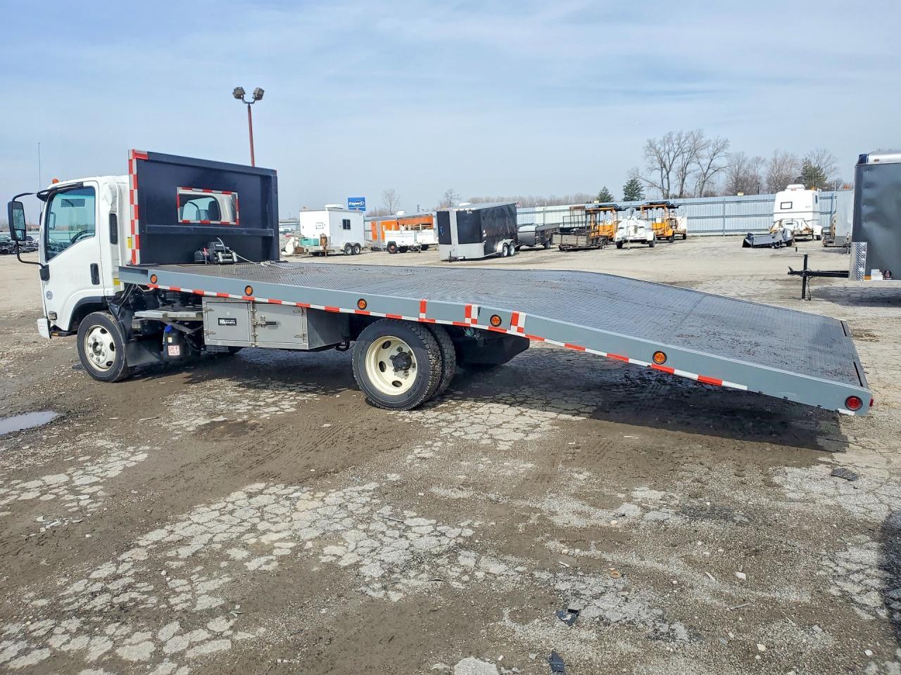 2019 Isuzu NPR XD Dump Flatbed Truck