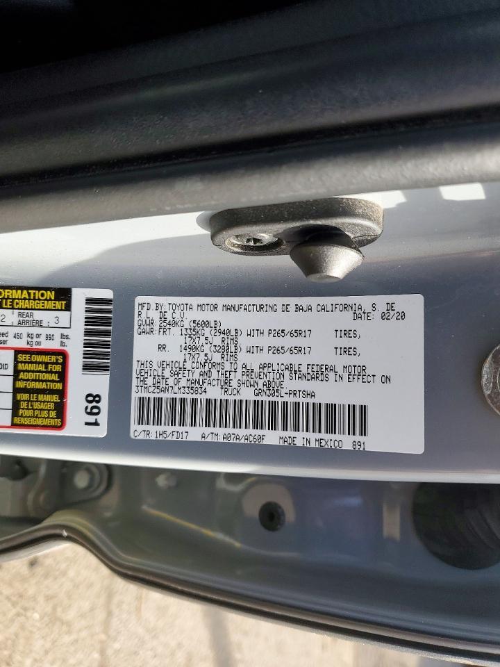 2020 Toyota Tacoma TRD Sport