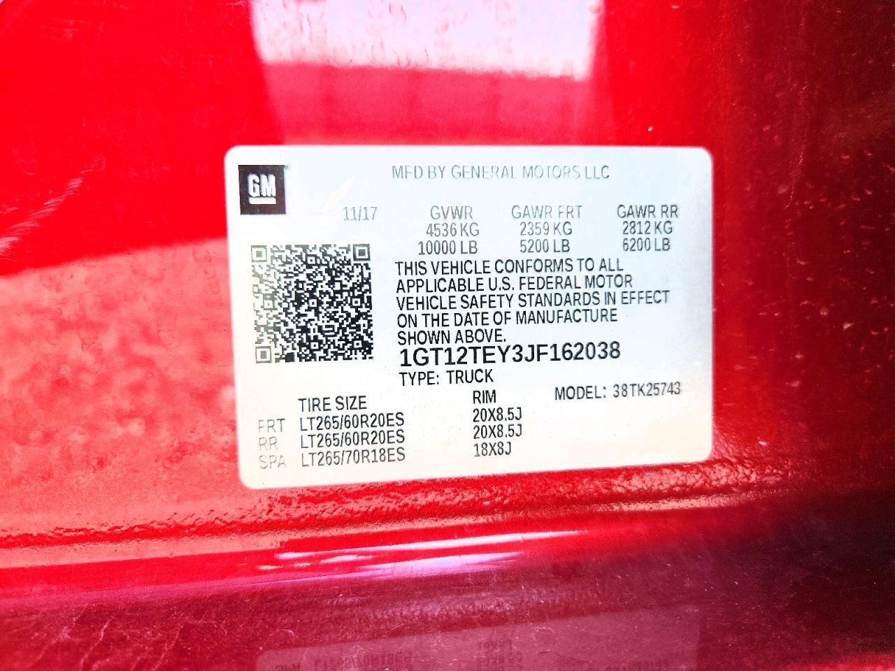 2018 GMC Sierra K2500 SLT