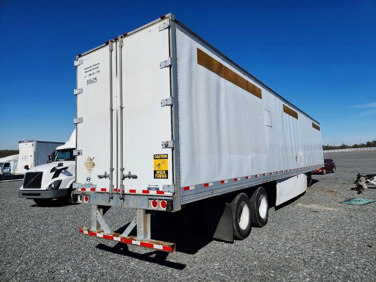 2016 Hyun DAI Translead VI2530152-AJS DRY Van Trailer
