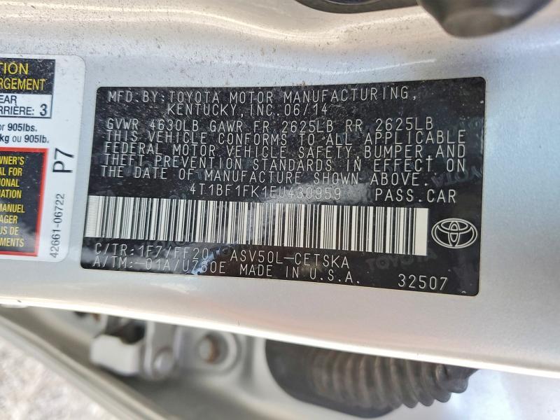 2014 Toyota Camry se