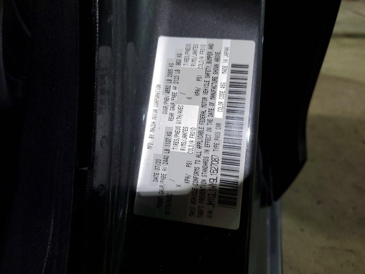 2020 Mazda 6 Grand Touring Reserve