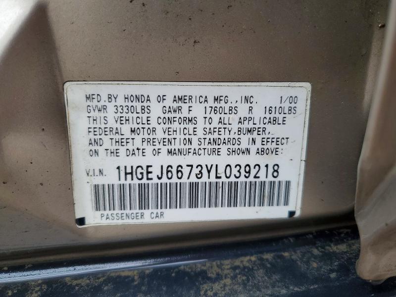 2000 Honda Civic lx