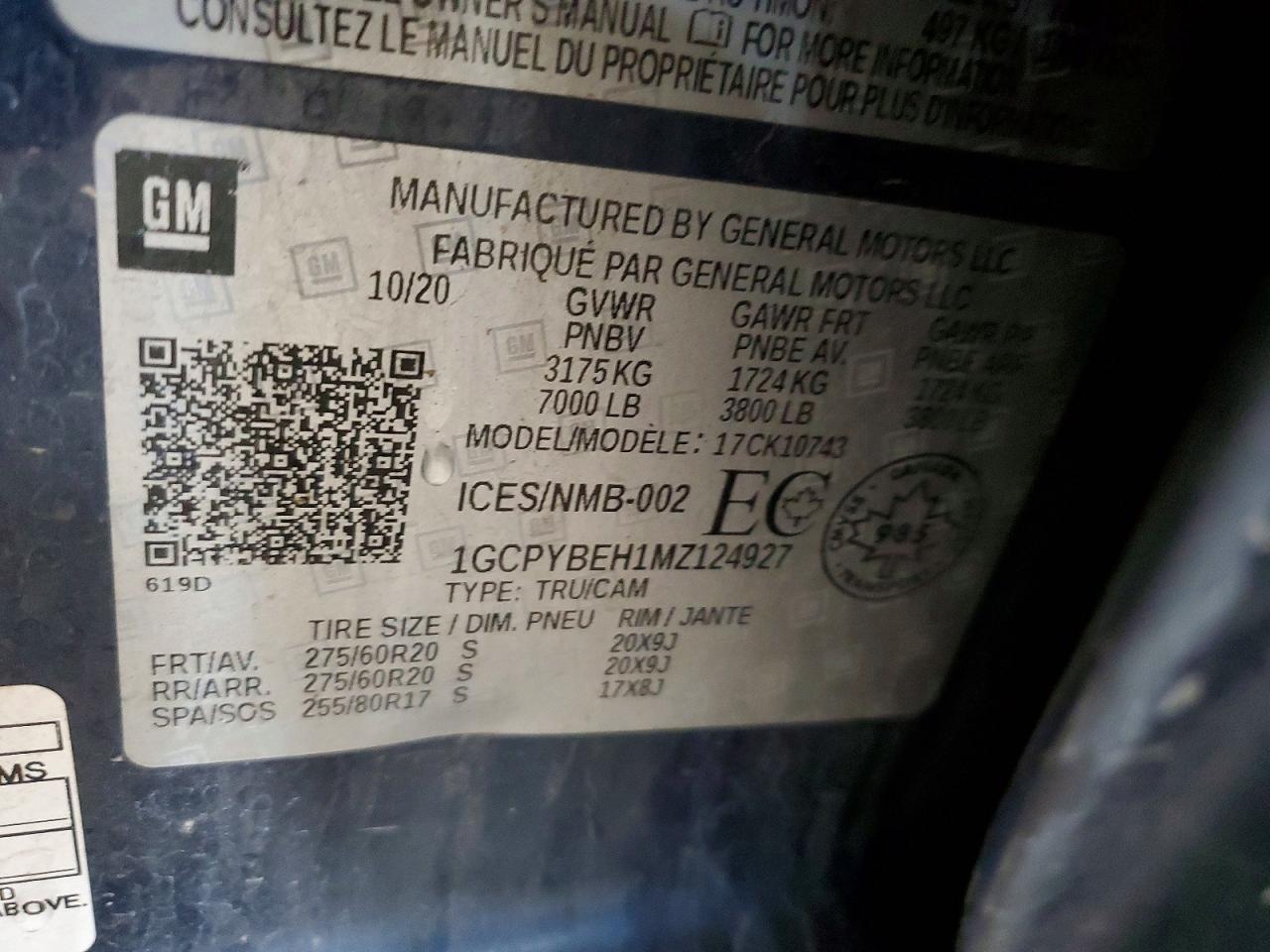 2021 Chevrolet Silverado K1500 Custom