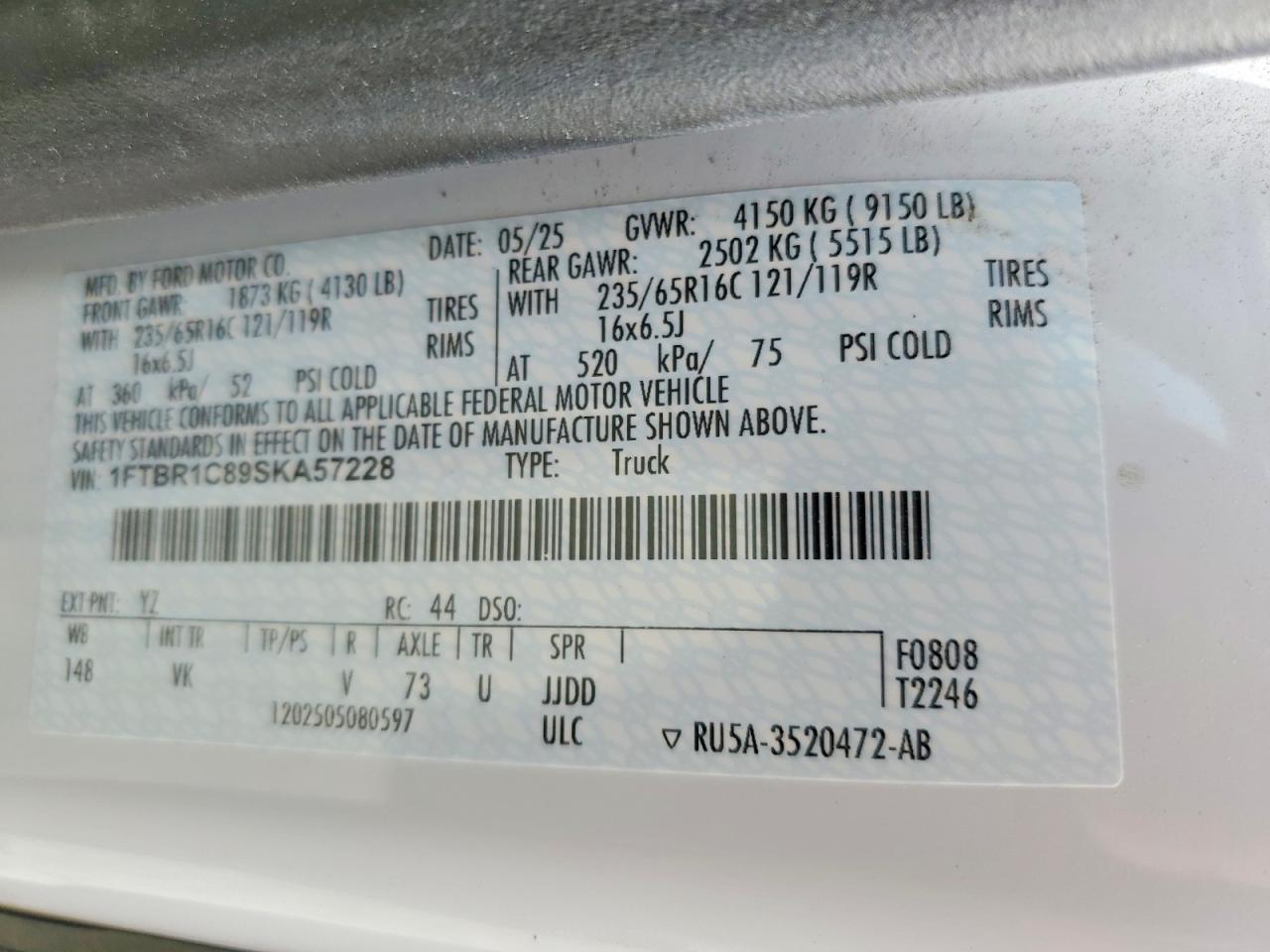 2025 Ford Transit T-250 Delivery van