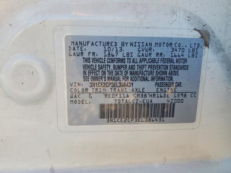 2014 Nissan Versa Note s Plus