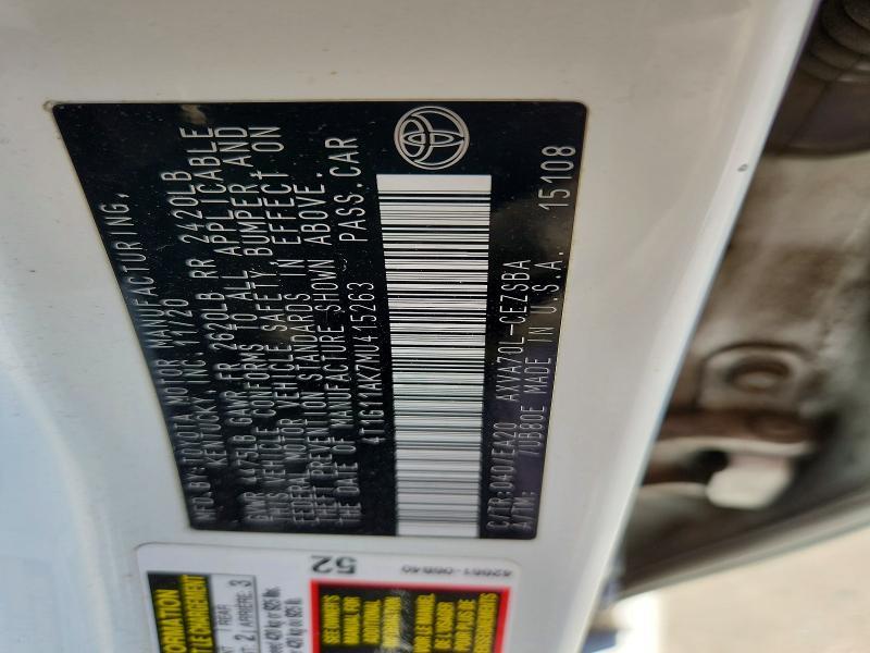 2021 Toyota Camry se