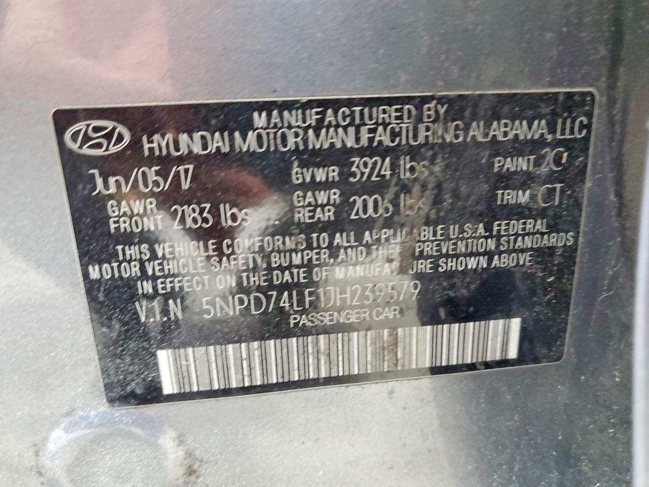 2018 Hyundai Elantra se