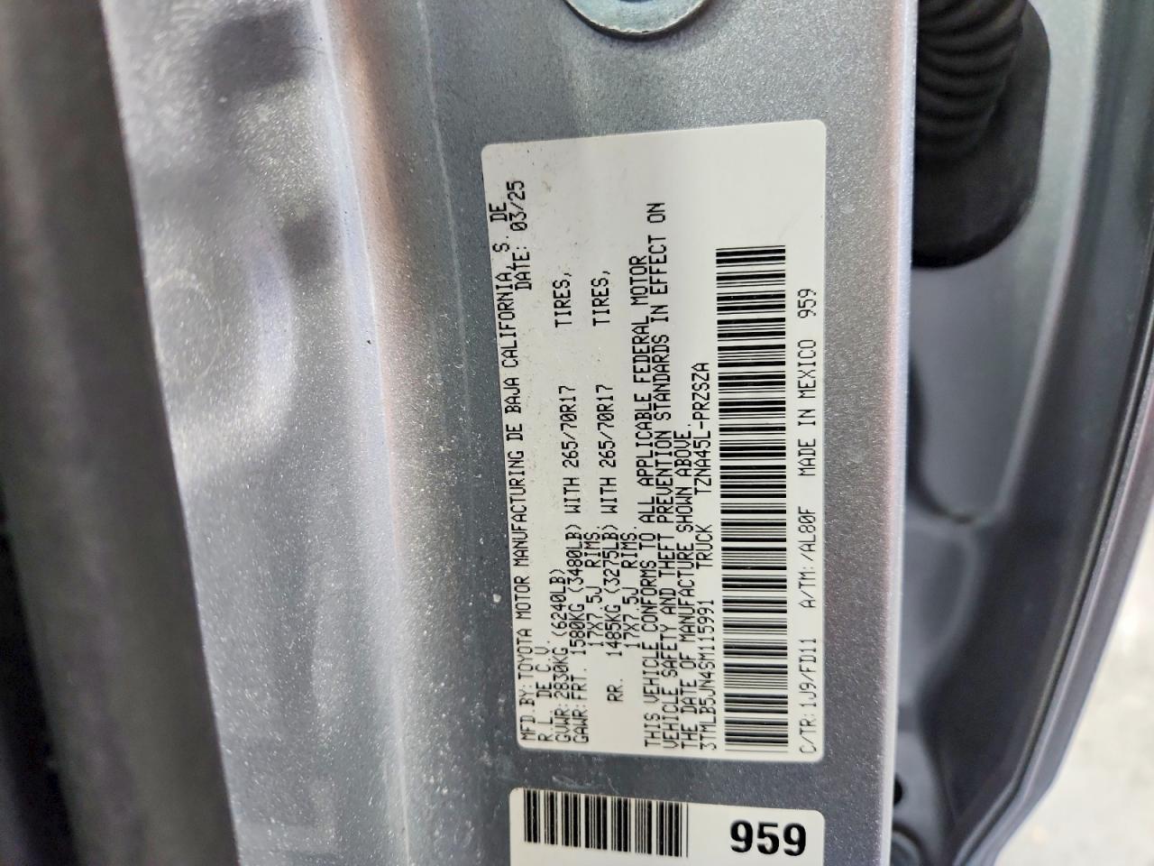 2025 Toyota Tacoma TRD OFF-Road