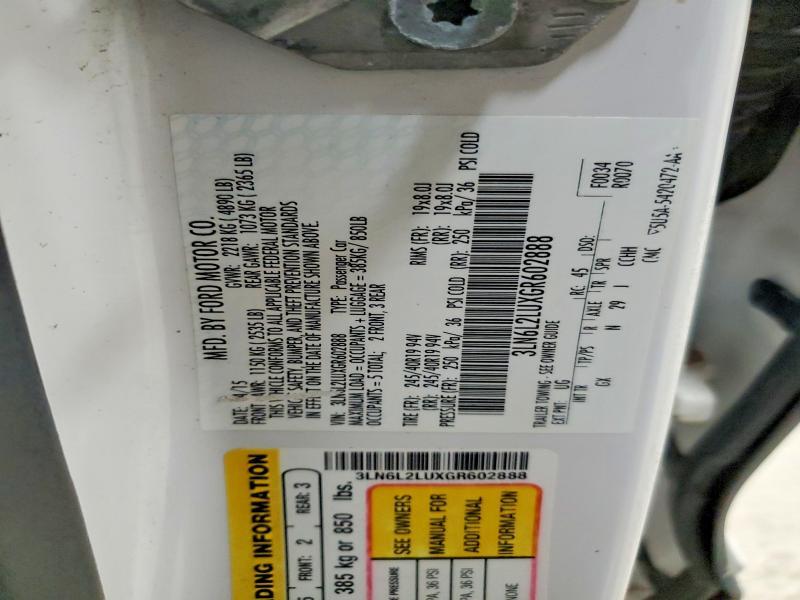 2016 Lincoln Mkz Hybrid