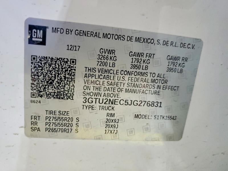 2018 GMC Sierra K1500 SLT