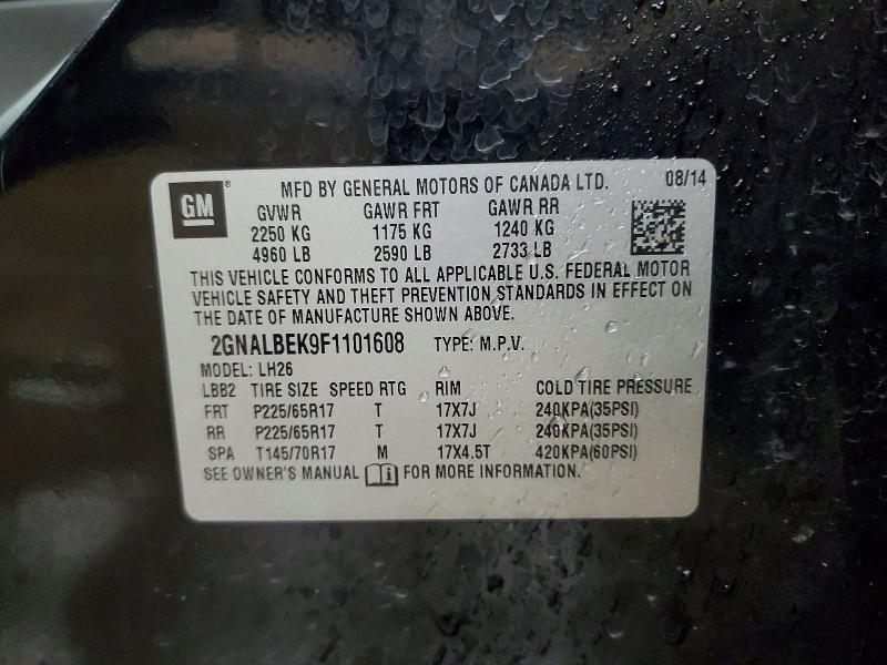 2015 Chevrolet Equinox lt